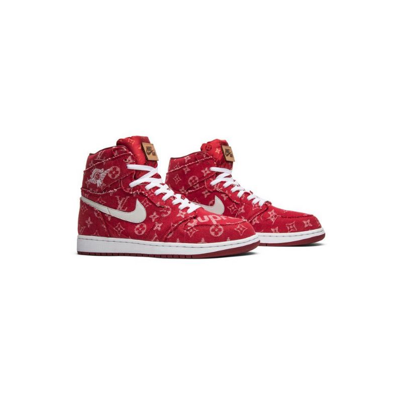 Pánské Boty Air Jordan 1 Červené Ribbon Recon Retro High Bílý