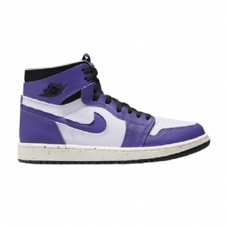 Pánské Boty Air Jordan 1 Comfort Bílý Nachový Černá S Vysokým Zoomem