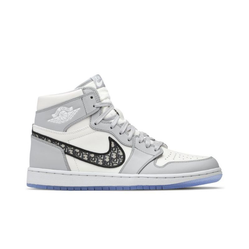 Pánské Boty Air Jordan 1 Dior High Šedá Bílý Černá