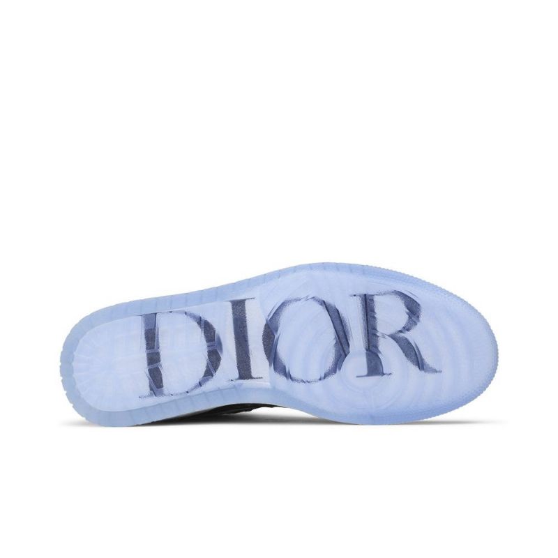 Pánské Boty Air Jordan 1 Dior High Šedá Bílý Černá