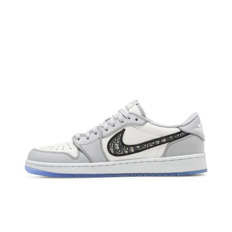 Pánské Boty Air Jordan 1 Dior Low Šedá Bílý Černá