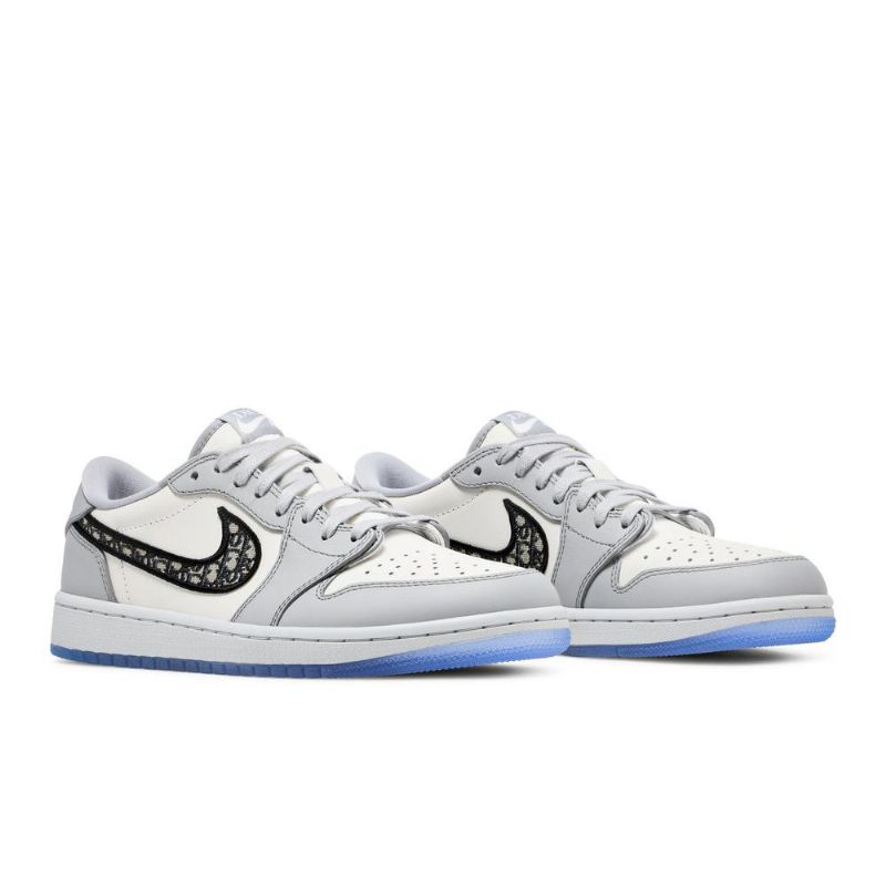 Pánské Boty Air Jordan 1 Dior Low Šedá Bílý Černá