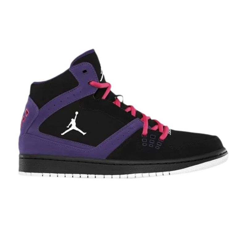 Pánské Boty Air Jordan 1 Flight Černá Nachový Růžová Bílý