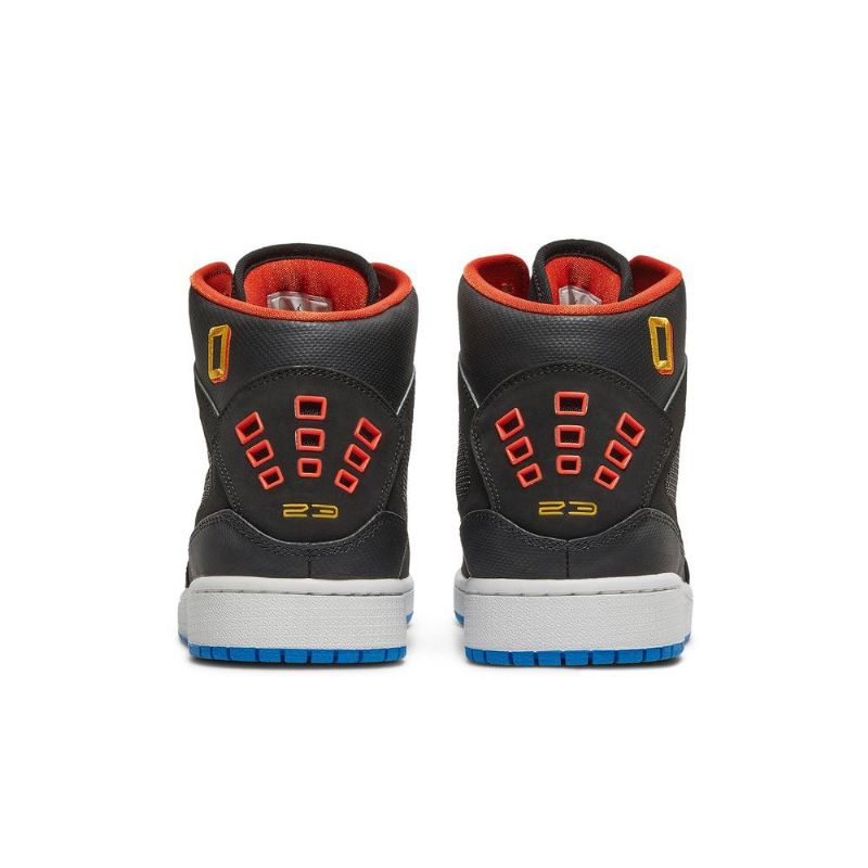 Pánské Boty Air Jordan 1 Flight Strap Černá Zlatá Oranžová Modrá