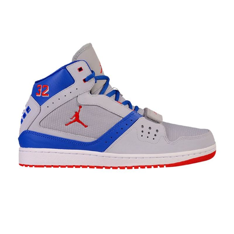 Pánské Boty Air Jordan 1 Flight Strap Pe Šedá Modrá Červená