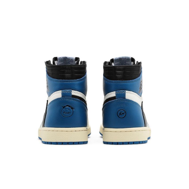 Pánské Boty Air Jordan 1 Fragment Design Travis Scott Retro High Bílý Černá Modrý