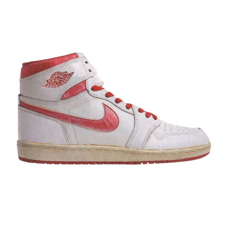 Pánské Boty Air Jordan 1 High Bílý Červené