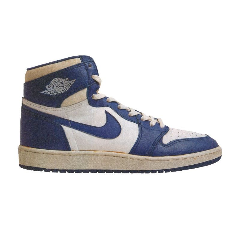 Pánské Boty Air Jordan 1 High Bílý Modrý