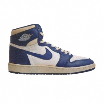 Pánské Boty Air Jordan 1 High Bílý Modrý