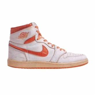 Pánské Boty Air Jordan 1 High Bílý Oranžový