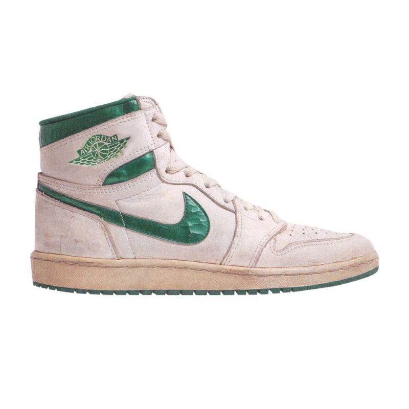 Pánské Boty Air Jordan 1 High Bílý Zelená