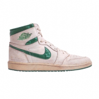 Pánské Boty Air Jordan 1 High Bílý Zelená