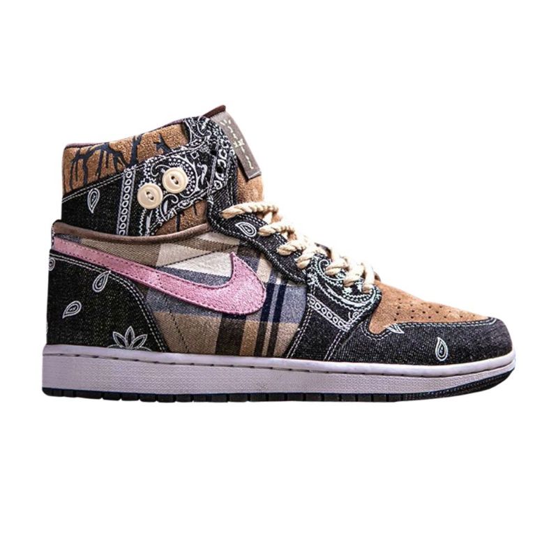 Pánské Boty Air Jordan 1 High Černá Vícebarevná Na Zakázku