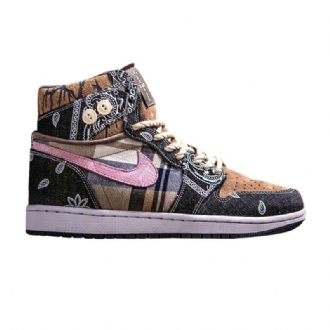 Pánské Boty Air Jordan 1 High Černá Vícebarevná Na Zakázku