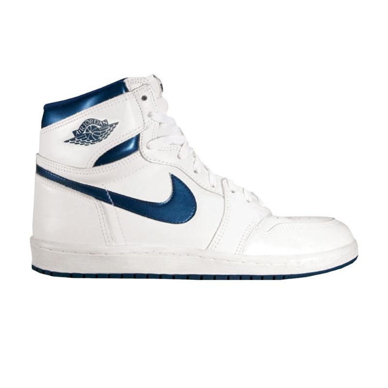 Pánské Boty Air Jordan 1 High Og Bílý Modrý
