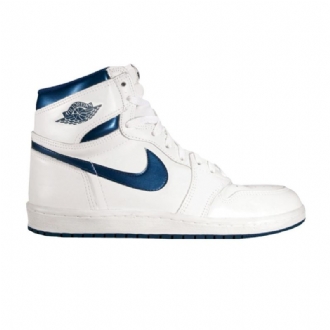 Pánské Boty Air Jordan 1 High Og Bílý Modrý