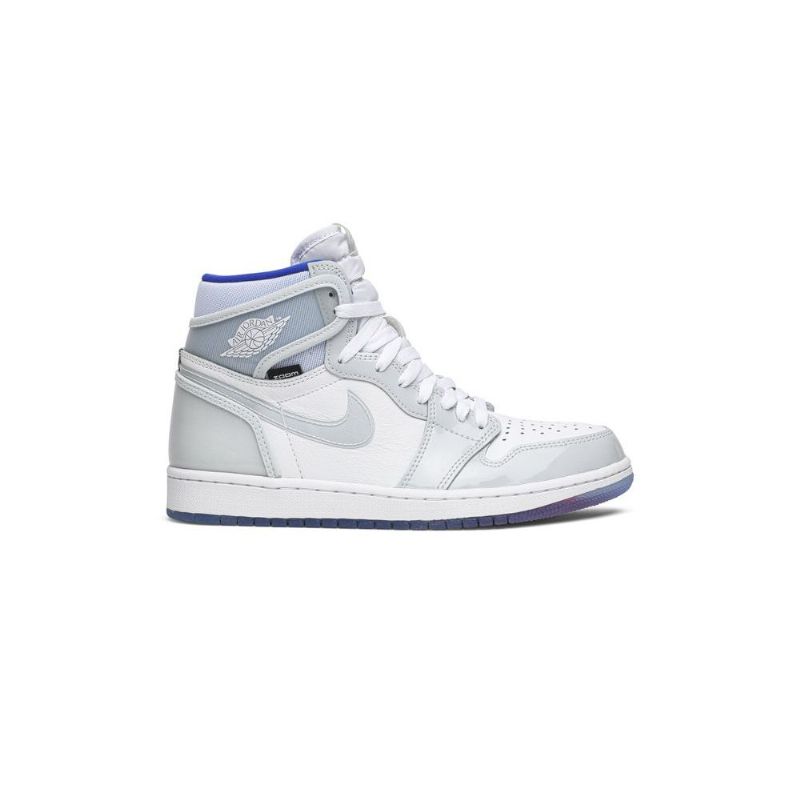 Pánské Boty Air Jordan 1 High Zoom Bílá Modrá Šedá