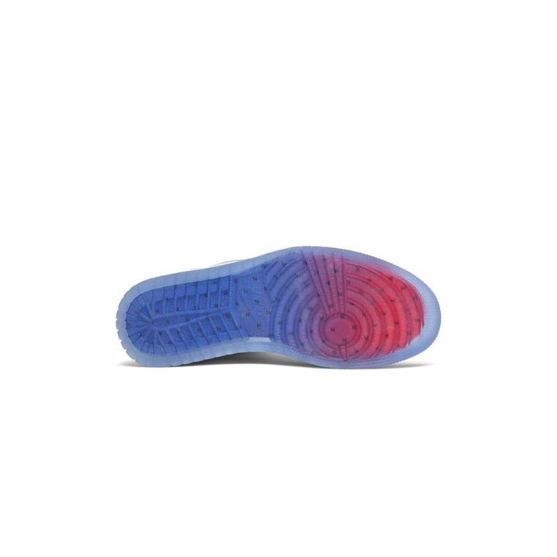 Pánské Boty Air Jordan 1 High Zoom Bílá Modrá Šedá