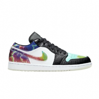 Pánské Boty Air Jordan 1 Low Bílý Černá Vícebarevná