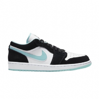 Pánské Boty Air Jordan 1 Low Bílý Černá Zelená