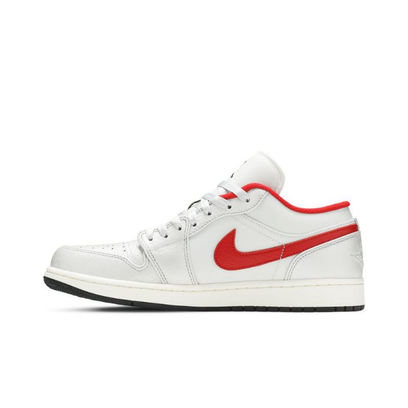 Pánské Boty Air Jordan 1 Low Bílý Červené