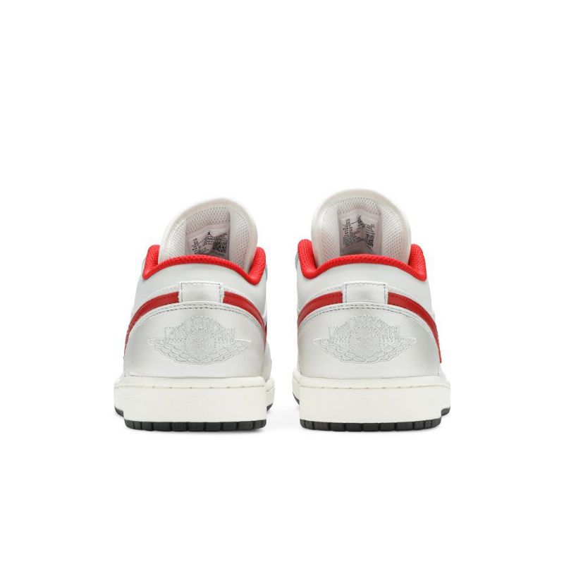 Pánské Boty Air Jordan 1 Low Bílý Červené