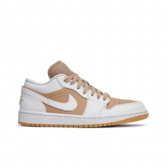 Pánské Boty Air Jordan 1 Low Bílý Hnědý