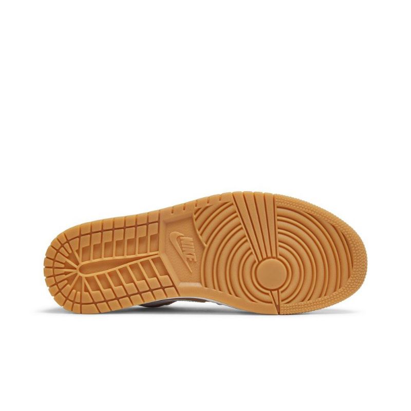 Pánské Boty Air Jordan 1 Low Bílý Hnědý