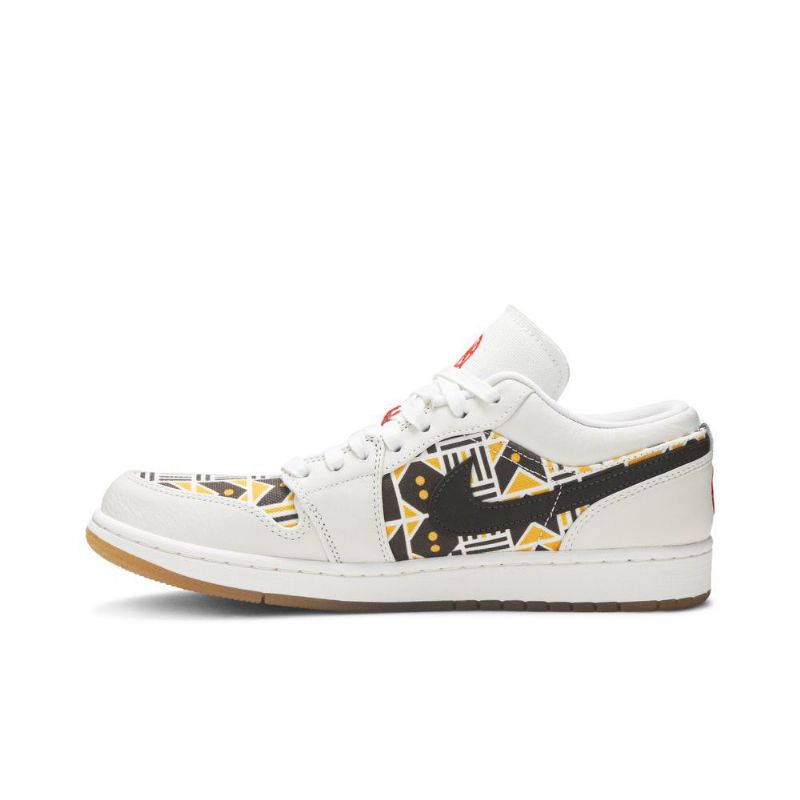 Pánské Boty Air Jordan 1 Low Bílý Hnědý Černá
