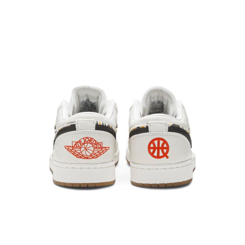 Pánské Boty Air Jordan 1 Low Bílý Hnědý Černá