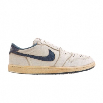 Pánské Boty Air Jordan 1 Low Bílý Modrý
