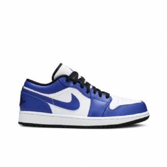 Pánské Boty Air Jordan 1 Low Bílý Modrý Černá