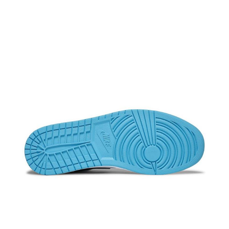 Pánské Boty Air Jordan 1 Low Bílý Modrý Černá