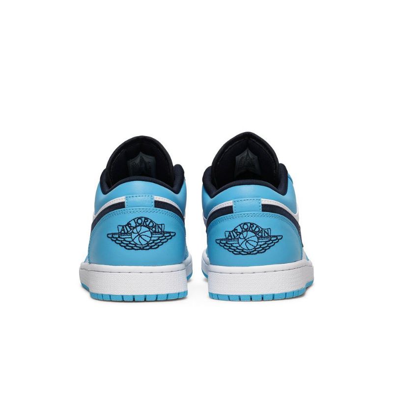 Pánské Boty Air Jordan 1 Low Bílý Modrý Černá
