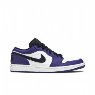Pánské Boty Air Jordan 1 Low Bílý Nachový Černá