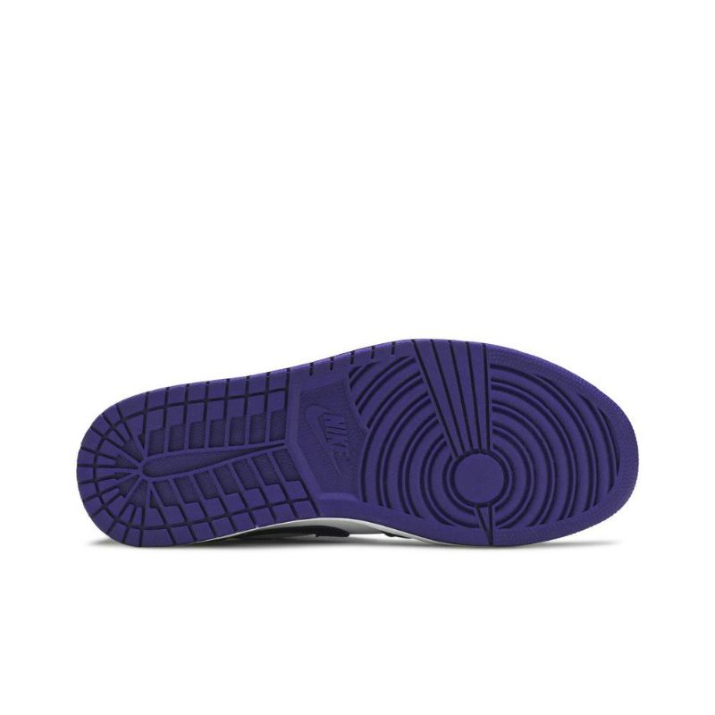 Pánské Boty Air Jordan 1 Low Bílý Nachový Černá