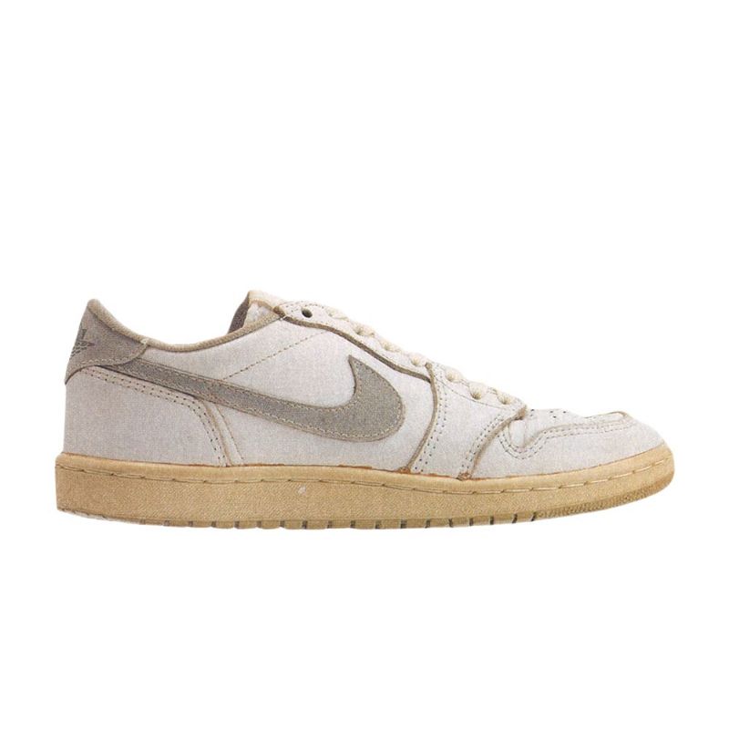 Pánské Boty Air Jordan 1 Low Bílý Šedá