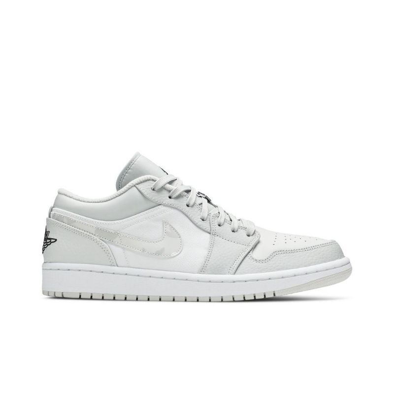 Pánské Boty Air Jordan 1 Low Bílý Šedá