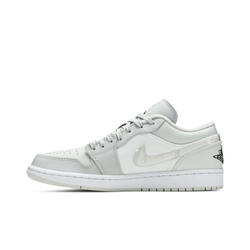 Pánské Boty Air Jordan 1 Low Bílý Šedá
