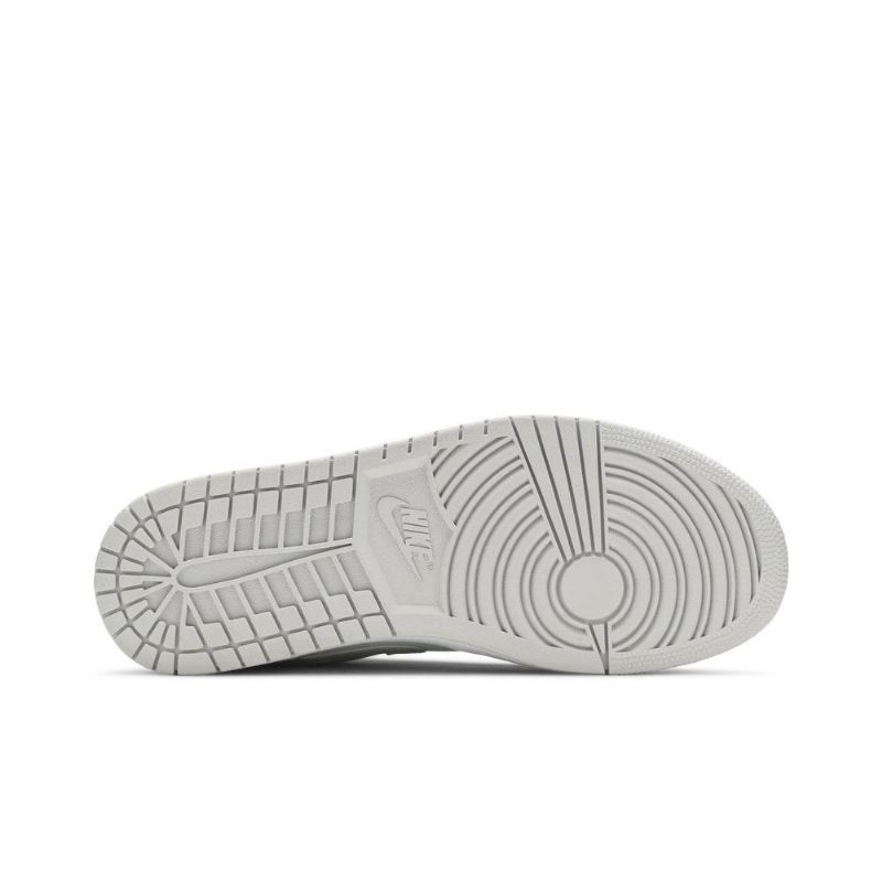 Pánské Boty Air Jordan 1 Low Bílý Šedá