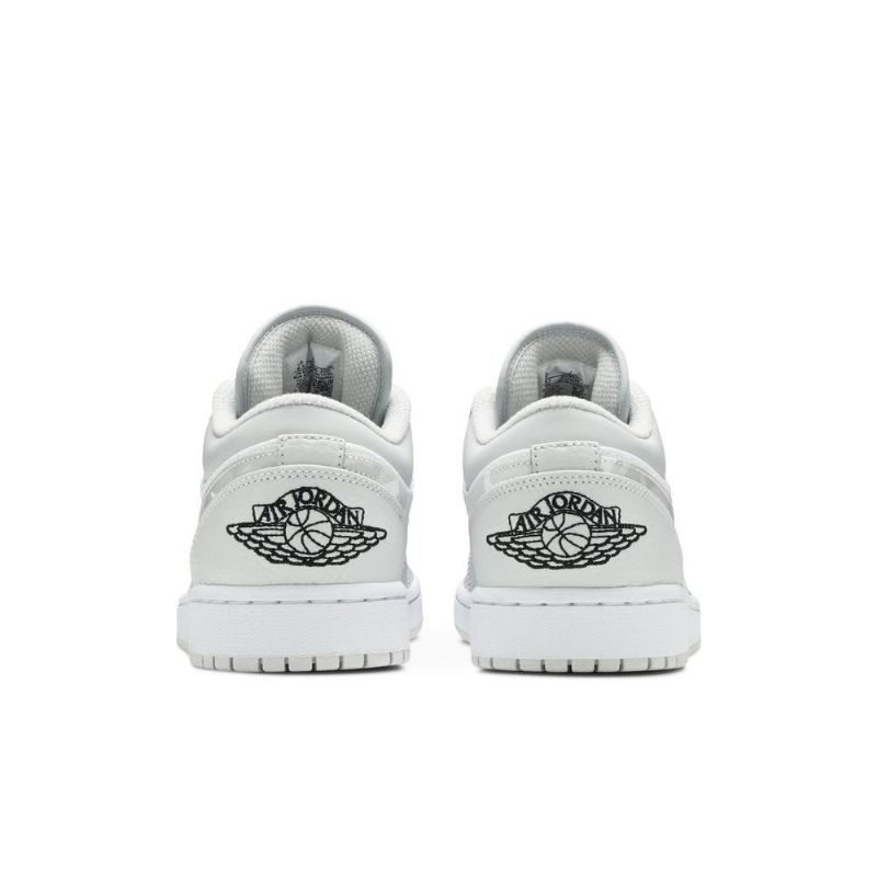 Pánské Boty Air Jordan 1 Low Bílý Šedá