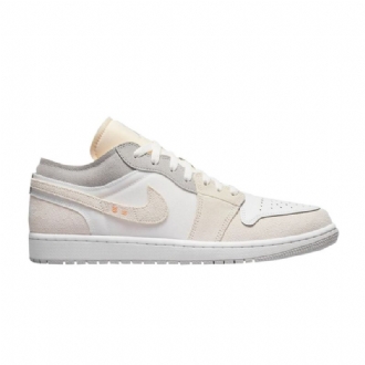 Pánské Boty Air Jordan 1 Low Bílý Šedá Růžová
