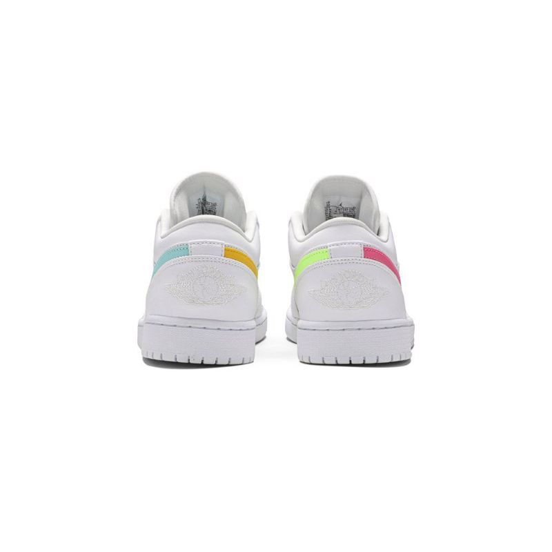 Pánské Boty Air Jordan 1 Low Bílý Vícebarevná
