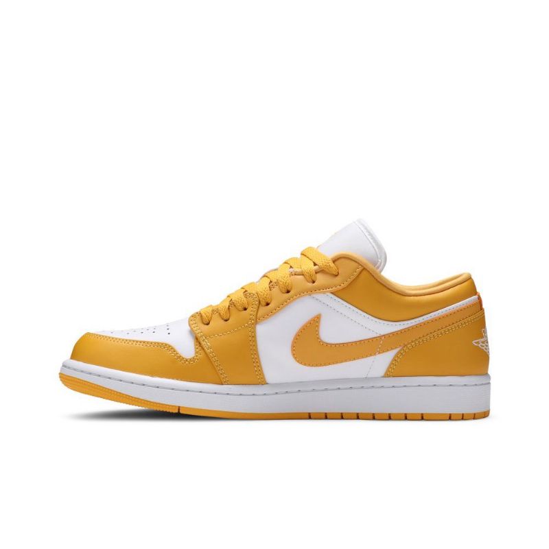 Pánské Boty Air Jordan 1 Low Bílý Zlatý
