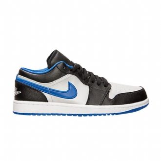 Pánské Boty Air Jordan 1 Low Černá Bílý Modrý