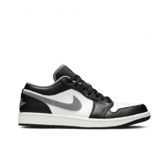 Pánské Boty Air Jordan 1 Low Černá Bílý Šedá