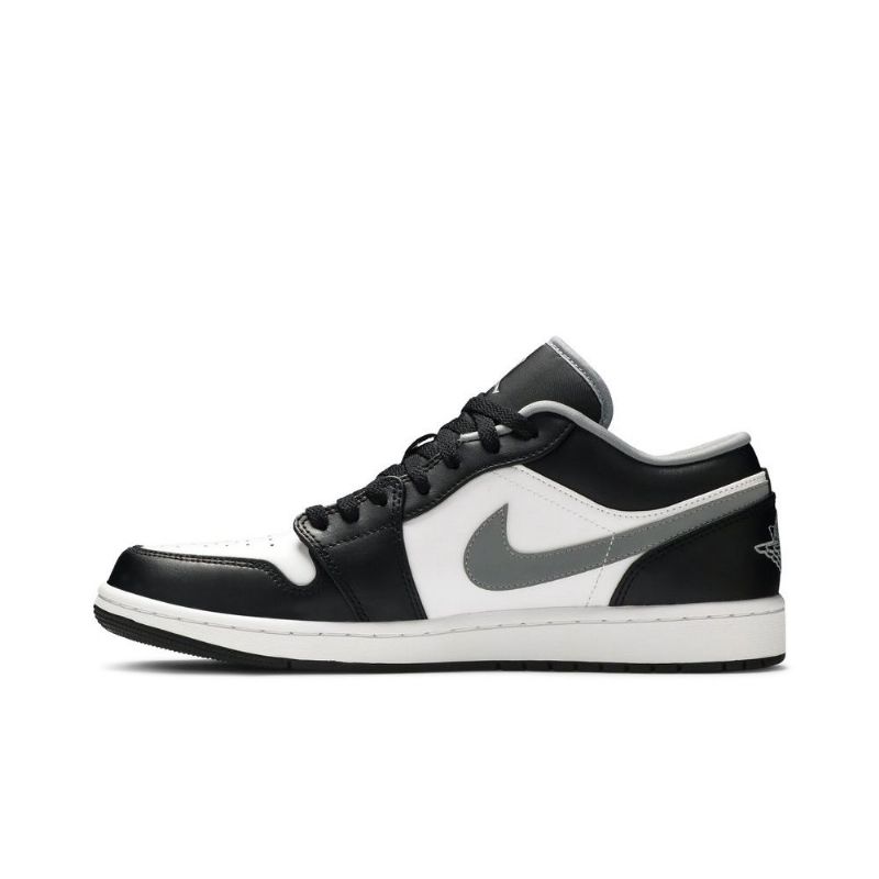 Pánské Boty Air Jordan 1 Low Černá Bílý Šedá