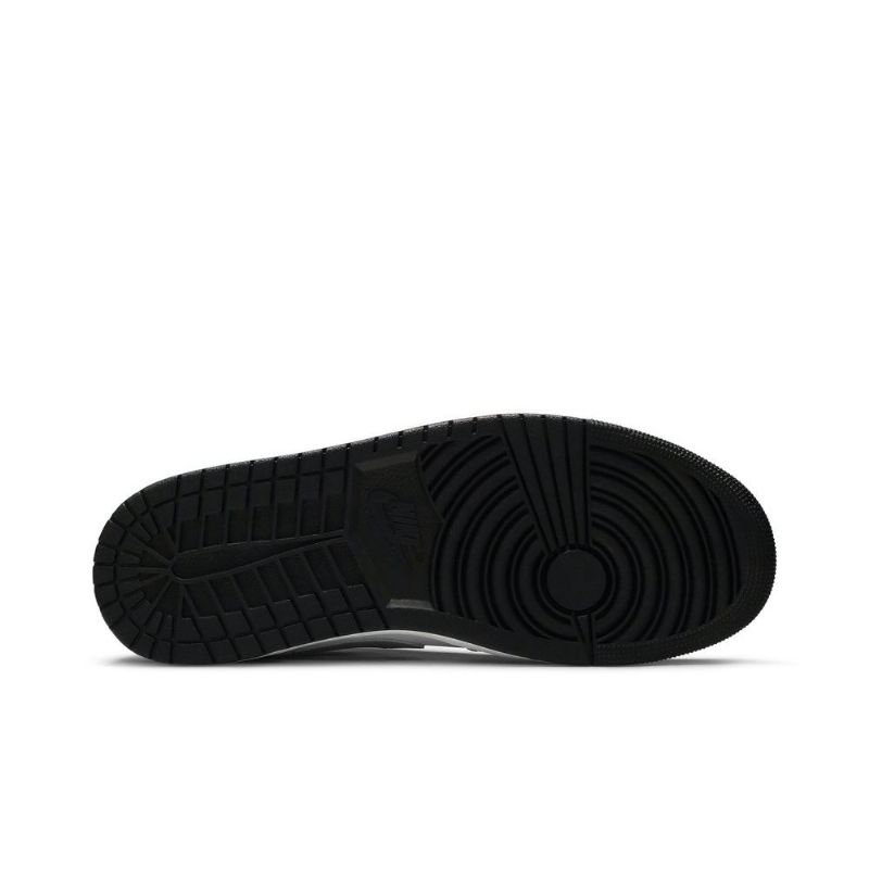 Pánské Boty Air Jordan 1 Low Černá Bílý Šedá