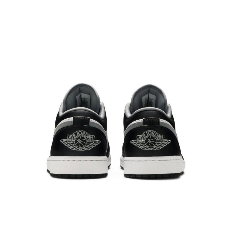 Pánské Boty Air Jordan 1 Low Černá Bílý Šedá