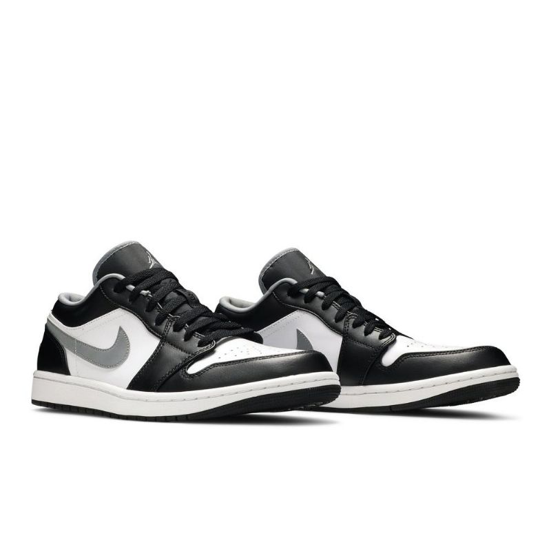Pánské Boty Air Jordan 1 Low Černá Bílý Šedá